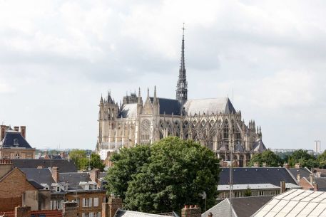 Vue générale cathédrale Amiens