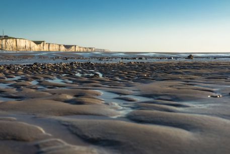 Plages avec marée basse Amiens
